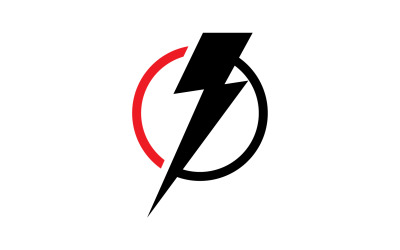 Strom Thunderbolt Lightning vektor logó v.28