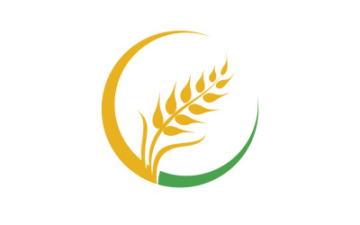 Frumento avena riso logo alimentare v.10