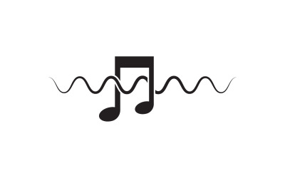 Ikona logo aplikacji odtwarzacza dźwięku muzycznego v.1