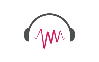 Logo dell&amp;#39;icona dell&amp;#39;app del lettore audio musicale v.8