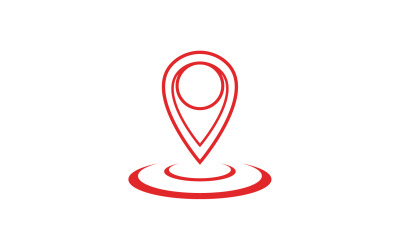 Maps location icon logo share v.2