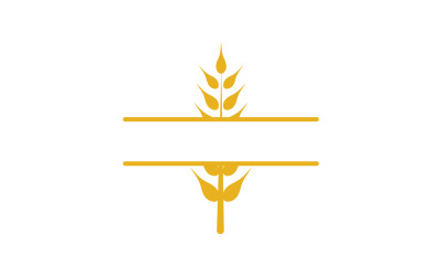 Trigo avena arroz logo comida v.5