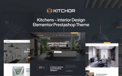 Leo Kitchor - Tema Prestashop de Elementor de design de interiores