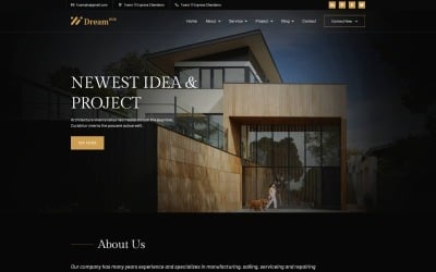 Szablon HTML5 architektury DreamHub