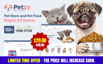 Теми Petzy-Pet Store і Petzy Food Shopify 2.0