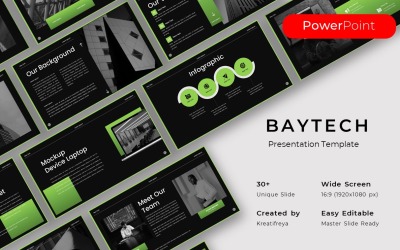 Baytech - Plantilla de negocio de PowerPoint