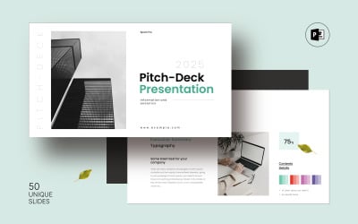 Layout di presentazione del pitch-deck