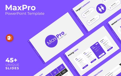 MaxPro - Шаблон презентації PowerPoint