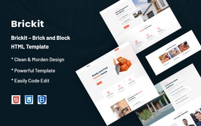 Brickit – Brick en Block-websitesjabloon