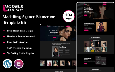 Models Agency - Modelling Agency Elementor Template Kit