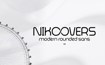 Nikoovers - Carattere moderno arrotondato