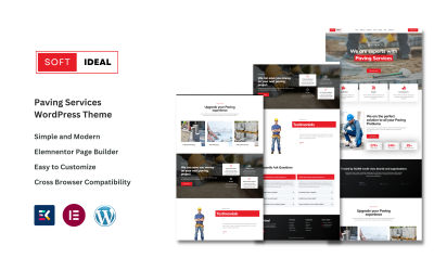 Soft Ideal Asfaltlama Hizmetleri WordPress Teması