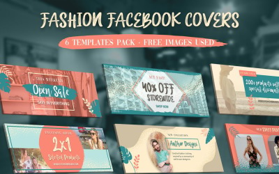 Copertine Facebook di vendita di moda