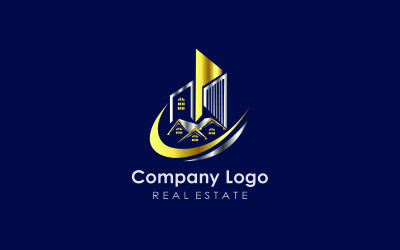 Logo firmy zajmującej się nieruchomościami - budownictwo - inwestycje