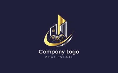 Logotipo de empresa inmobiliaria - Construcción - Inversión