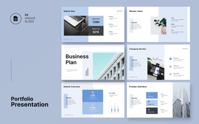 Biznesplan Szablon prezentacji Googleslide