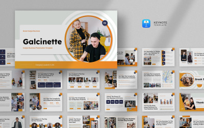 Galcinette - Modello di Keynote di analisi aziendale
