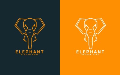 Elefante Tech Logo Design - Identità del marchio