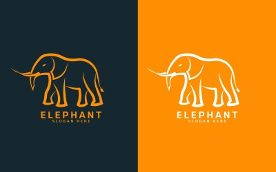 New Elephant Logo Design - Brand Identity
