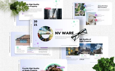 NV Ware – Immobilien-Googleslide-Vorlage