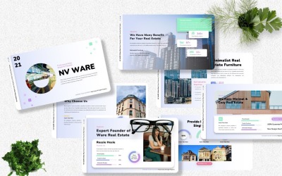NV Ware - Powerpoint-sjabloon voor onroerend goed