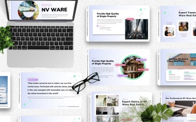 NV Ware - Шаблон Keynote о недвижимости