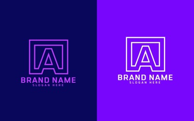A letter Logo Design - Brand Identity