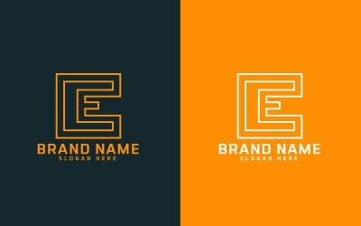 Brand E letter Logo Design - Brand Identity