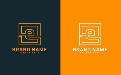 Brand E letter Logo Design Small letter