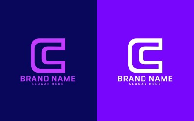 Conception de logo de lettre C de marque - Identité de marque