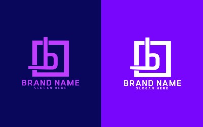 Дизайн логотипу букви B - фірмова ідентичність