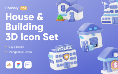 Housely - 3D House Icon Pack