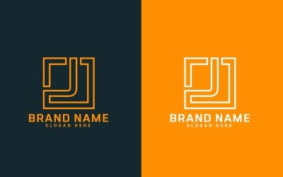 J brief Logo ontwerp - merkidentiteit