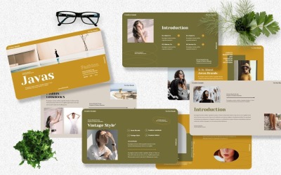 Javas - Moda Yaratıcı Googleslayt Şablonu