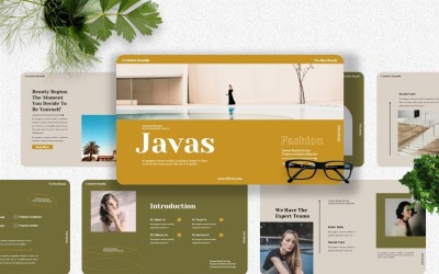 Javas - Modello di nota chiave creativa di moda