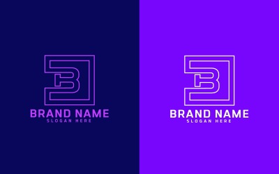 Logo-Design mit B-Buchstaben – Marke