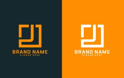 Marca J lettera Logo Design - Identità del marchio