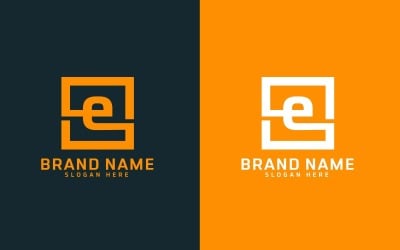 Marka E harfi Logo Tasarımı - Küçük harf