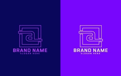 Neues Marken-A-Buchstaben-Logo-Design – Markenidentität
