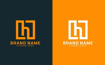 Nový design loga s písmenem H značky - Identita značky