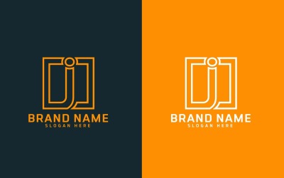 Nuovo marchio J lettera Logo Design