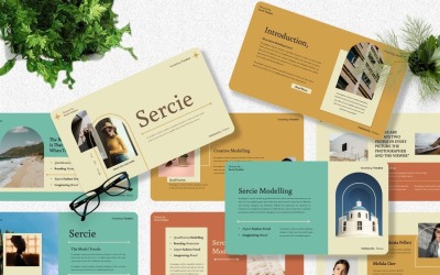 Sercie — modelowanie szablonu Googleslide