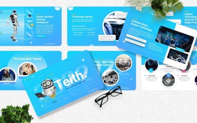 Teith - Шаблон Keynote о технологиях