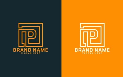 Brand P letter Logo Design