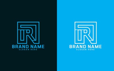 Brand R letter Logo Design