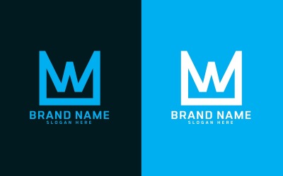 Conception de logo de lettre W de marque - Identité de marque