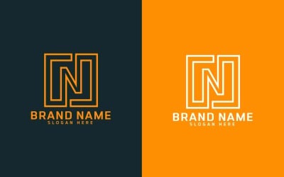 Creatief N letter Logo Design - Merk