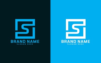 Création de logo de lettre S de marque
