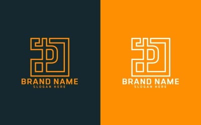 Creative P letter Logo Design - Brand Identity