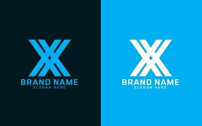 Diseño de logotipo de letra X profesional - Identidad de marca